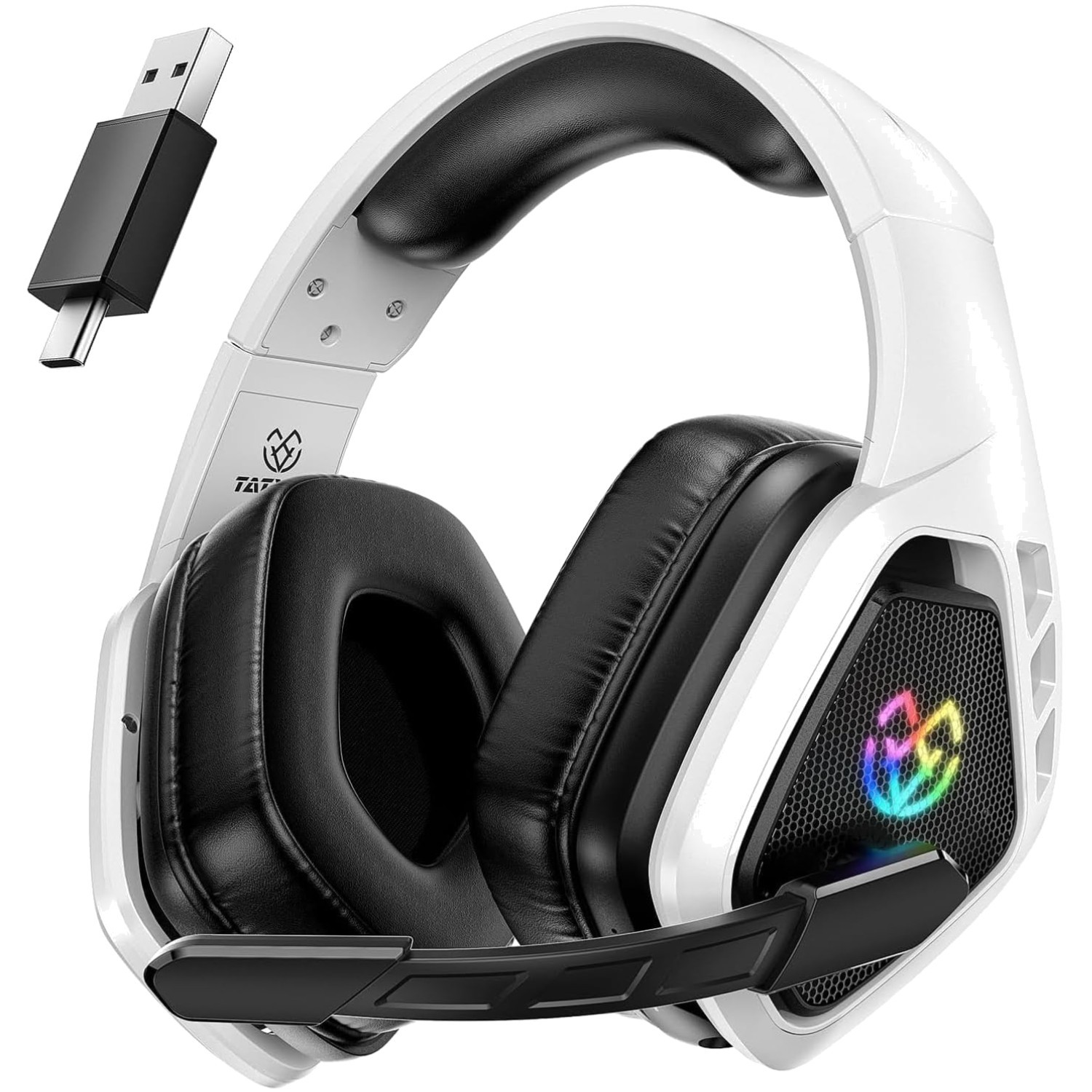 Lightweight Wireless Gaming Headset with Adjustable Fit & Immersive Audio