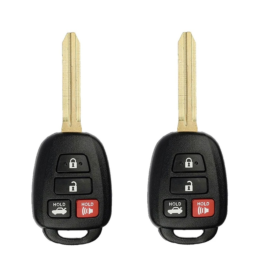 2 Replacement for Toyota Highlander 14 15 16 17 2018 2019 Remote Key Fob GQ4-52T