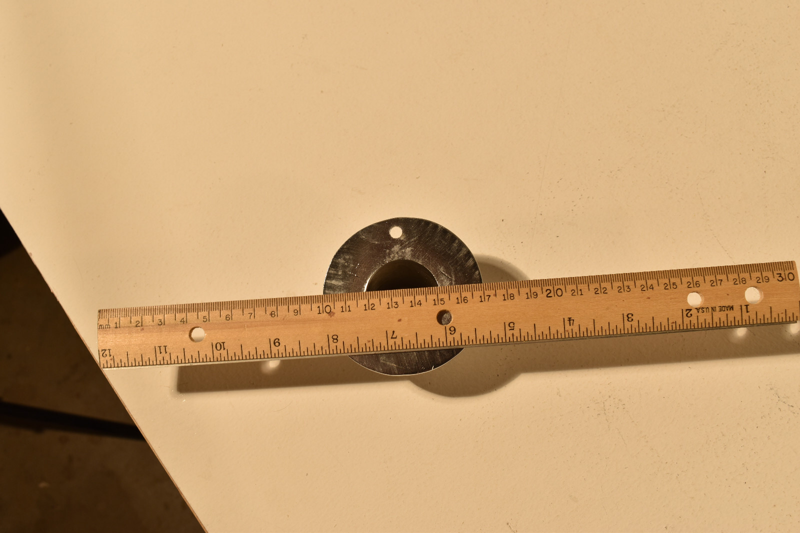 Round Rail Base - Stainless Steel