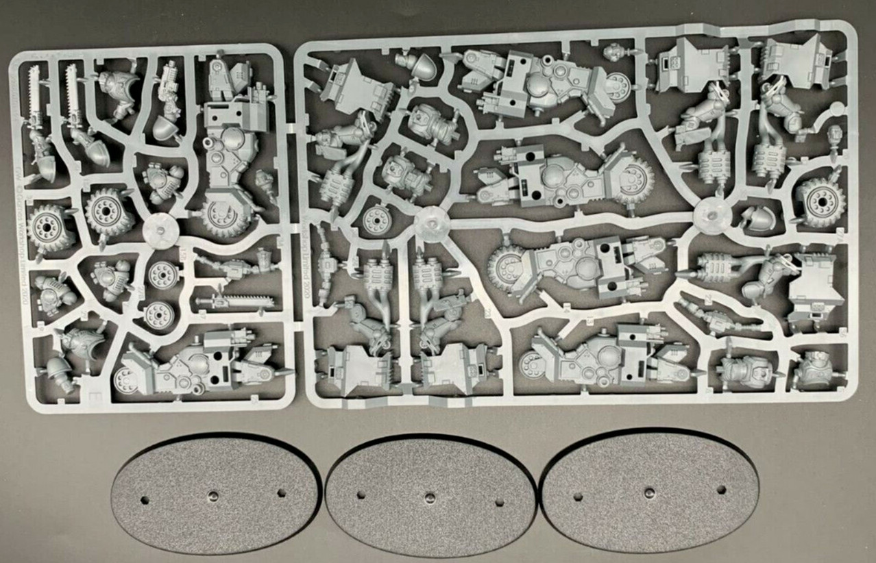 Warhammer 40K Space Marine Outriders 3x on Sprue Indomitus Box (#5161)