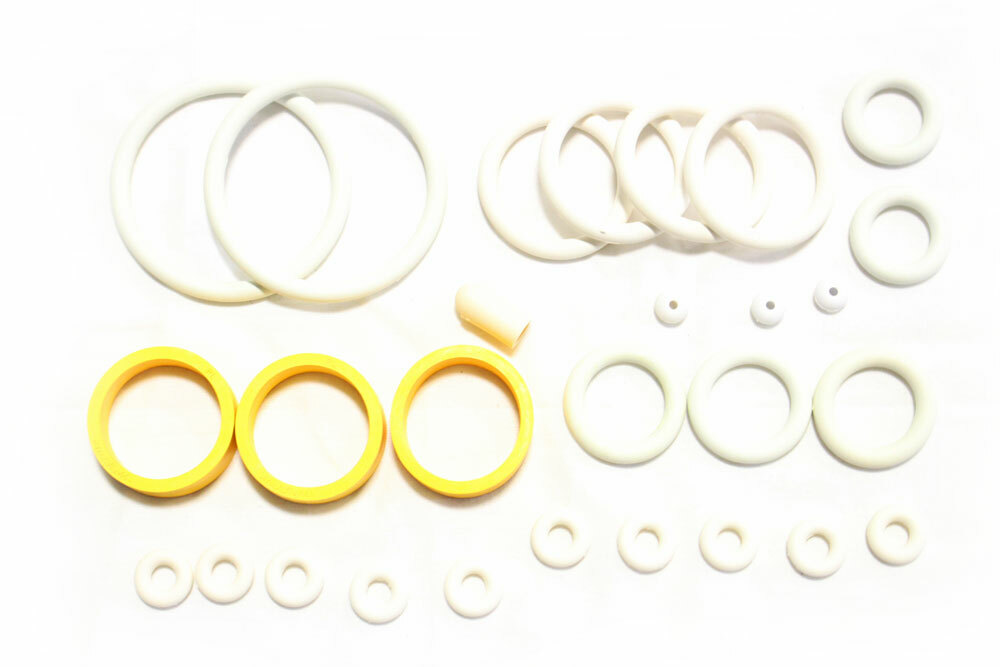 Bally Eight Ball Deluxe Pinball Machine Replacement Repair Rubber Ring Kit White
