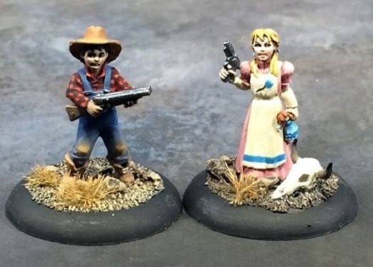 Chronoscope Reaper 50334 Old West Kids (2) unpainted