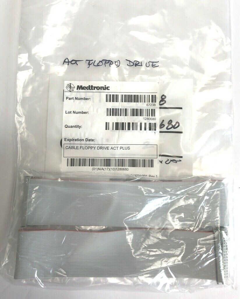 Medtronic 67238 Floppy Drive Cable ACT Plus M931373A001 Rev1