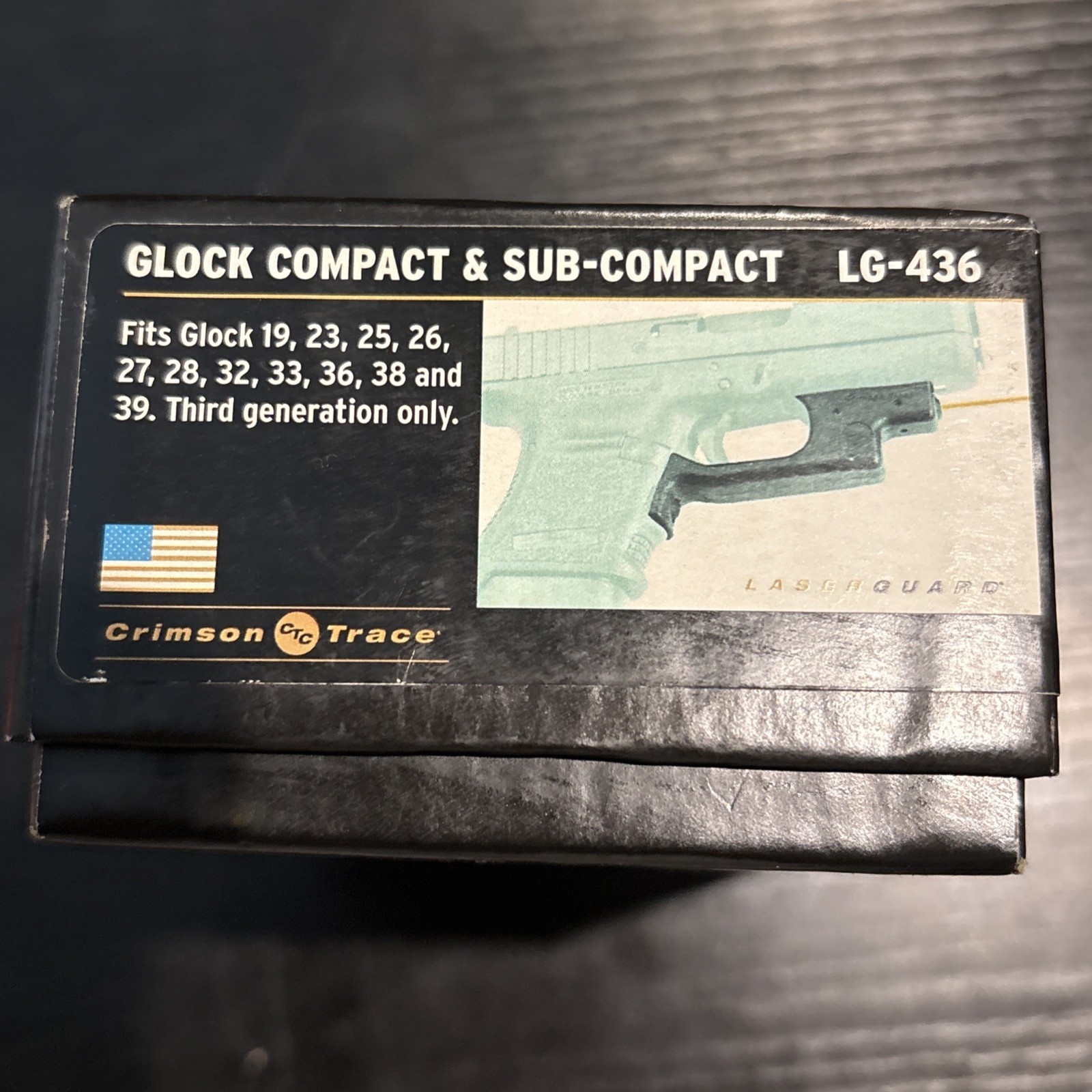 Glock Compact & Sub Compact Crimson Trace LG-436 Laser Sight