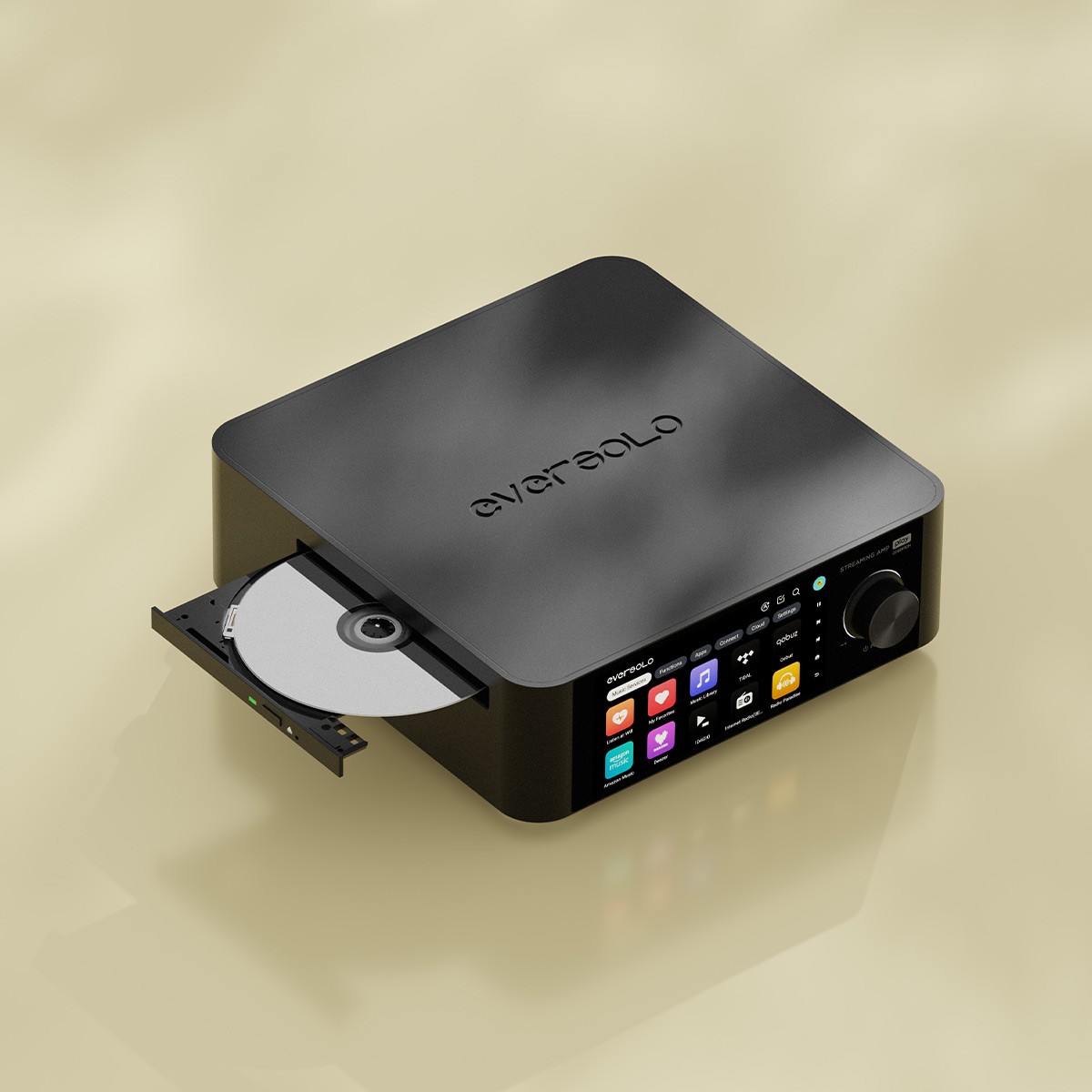 Eversolo Play CD Streaming Amplifier with CD Player (Black)