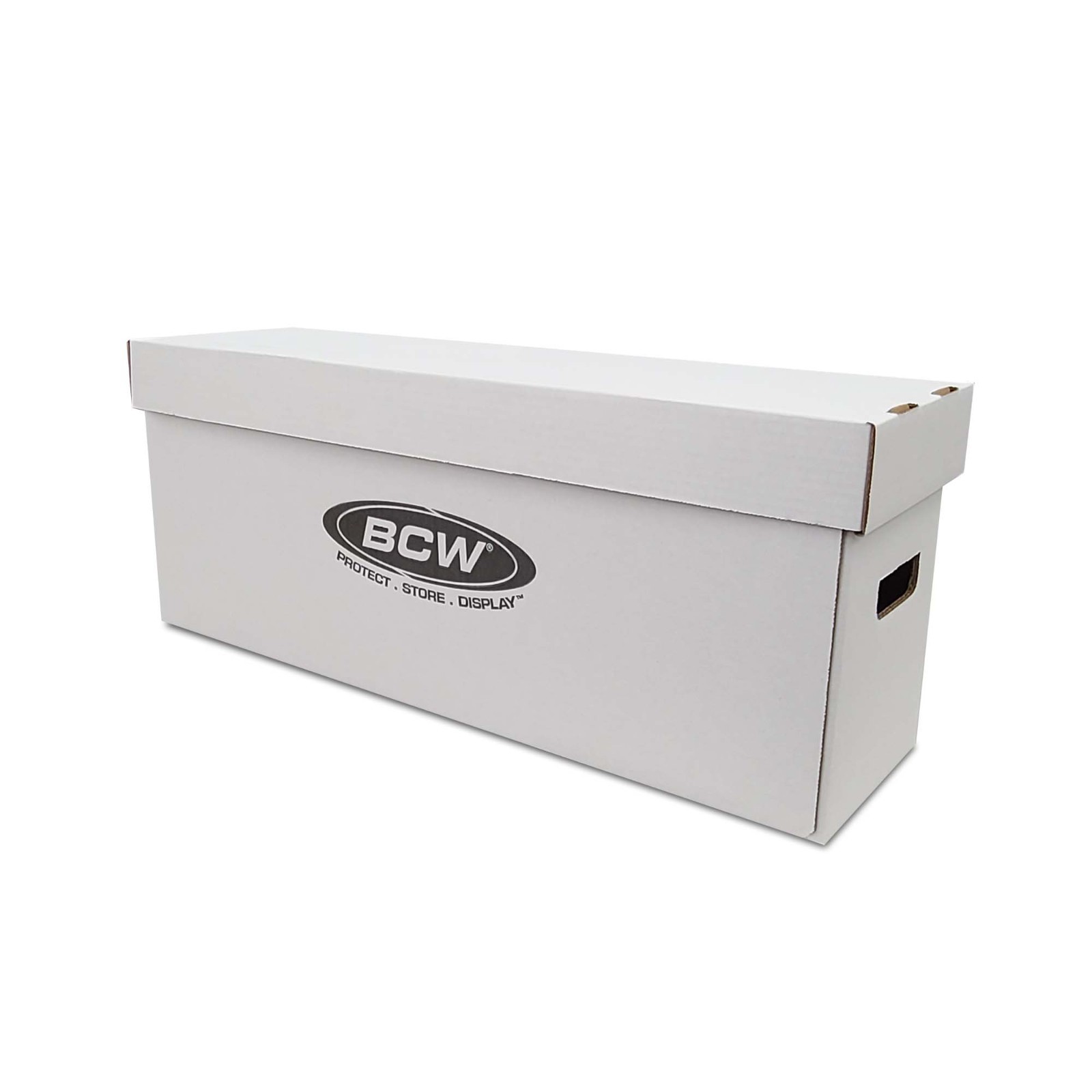 5 Long Comic Book Cardboard Storage Boxes Hold 250-300 Current /Silver + Divider