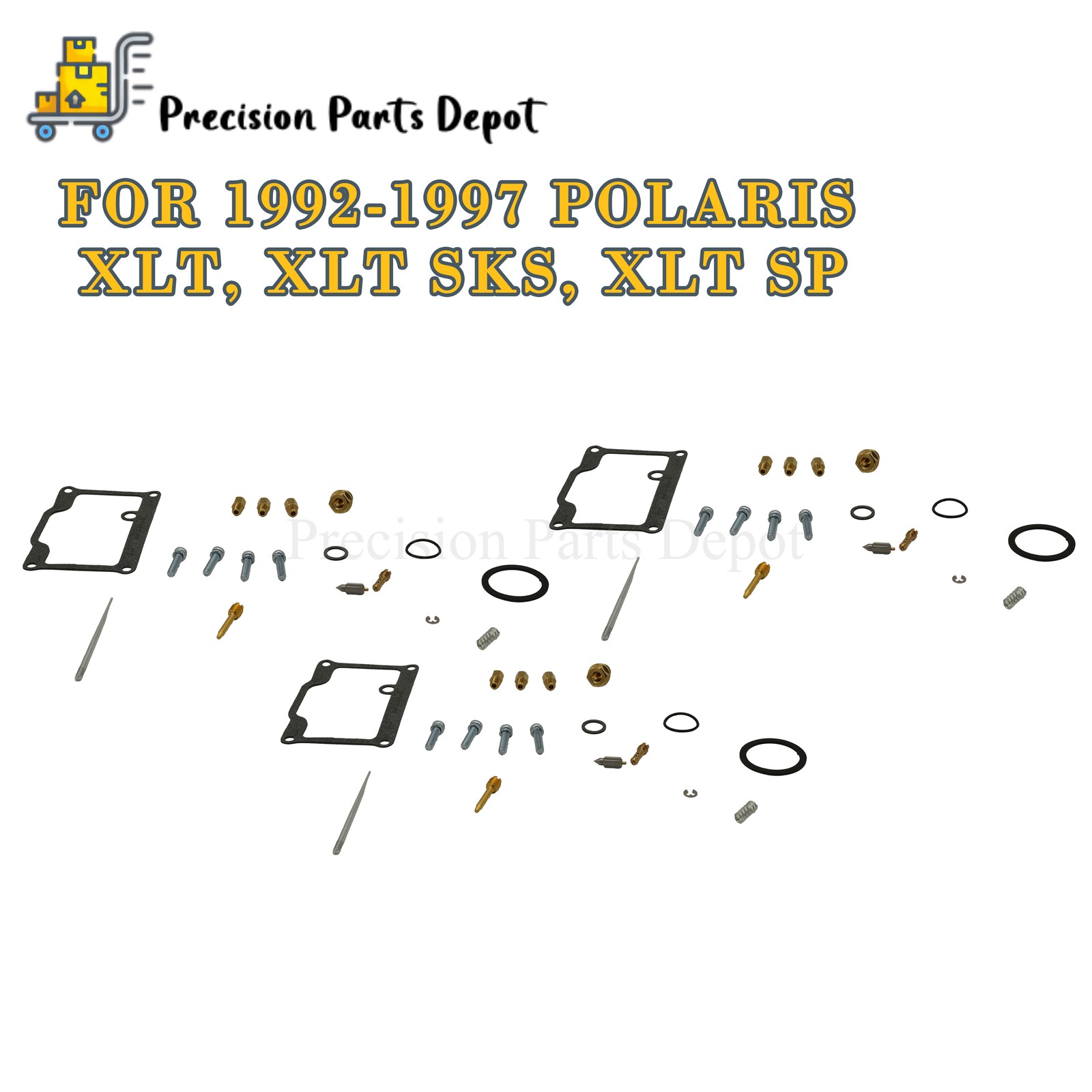 NEW Carburetor Repair Rebuild Kit For 92-97 Polaris XLT, XLT SKS, XLT SP US