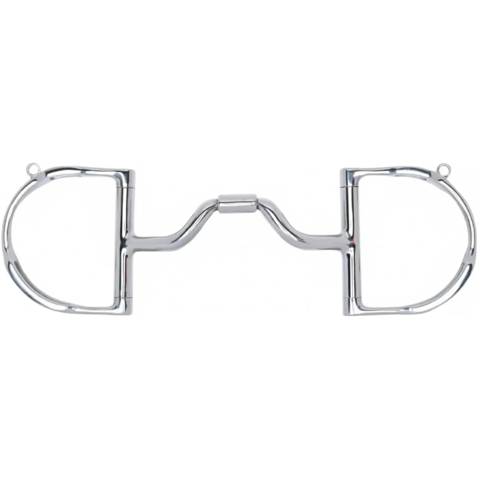 Myler MB 33 English Dee with Hooks Horse Bit - 5 1/2” Sweet Iron with Copper