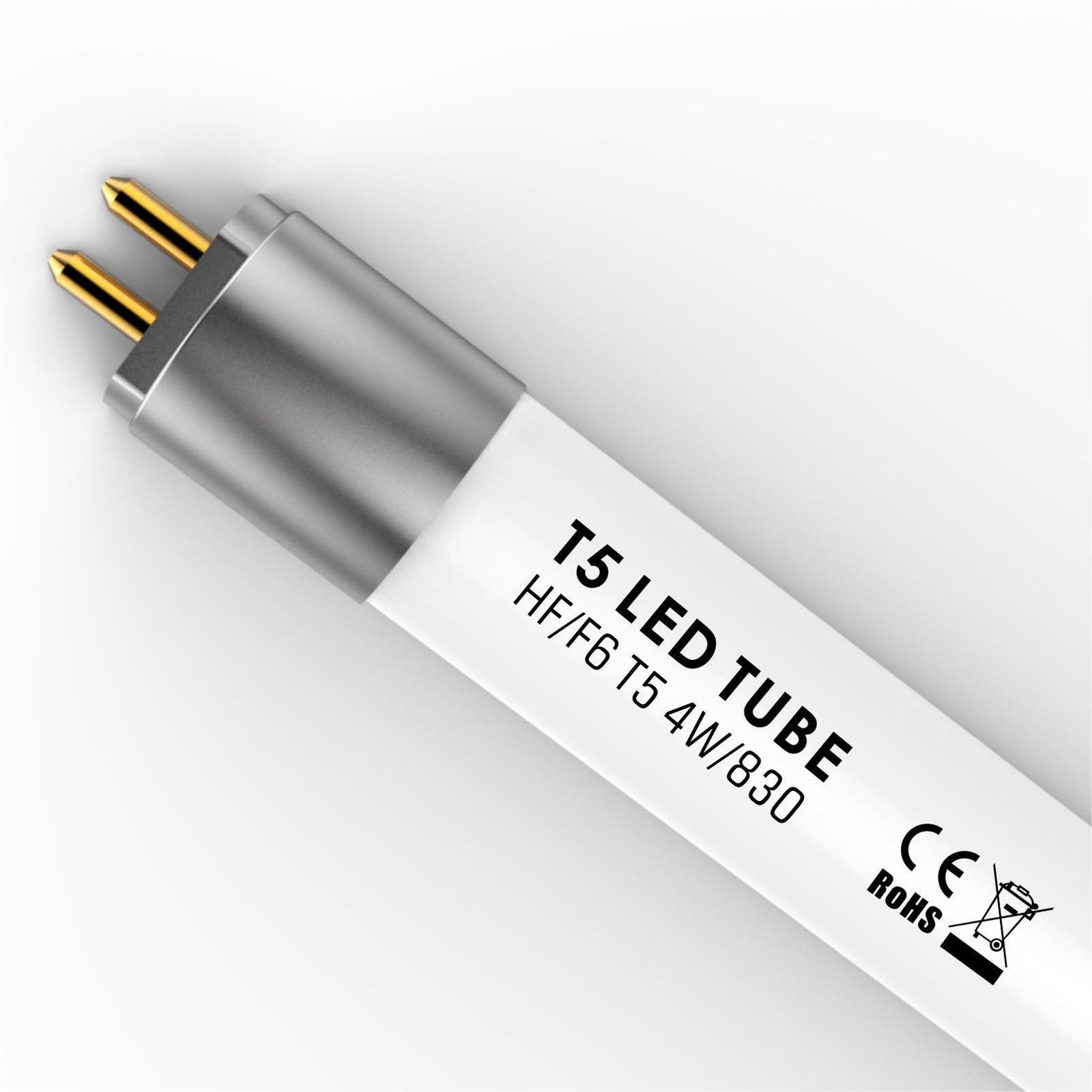 IHYCTV F6T5WW LED T5 Tube 4W 9 inch Linear F6T5 Bulb 9 Inch, White