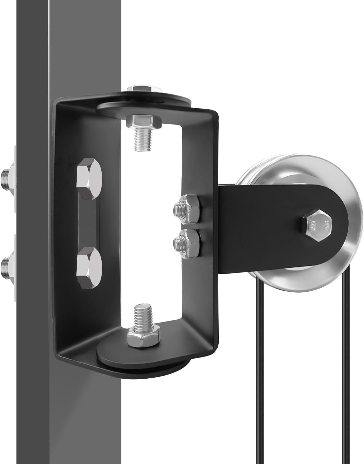 Heavy-Duty Cable Pulley System for Squat Racks - Fits 2x2 & 3x3 Power Racks