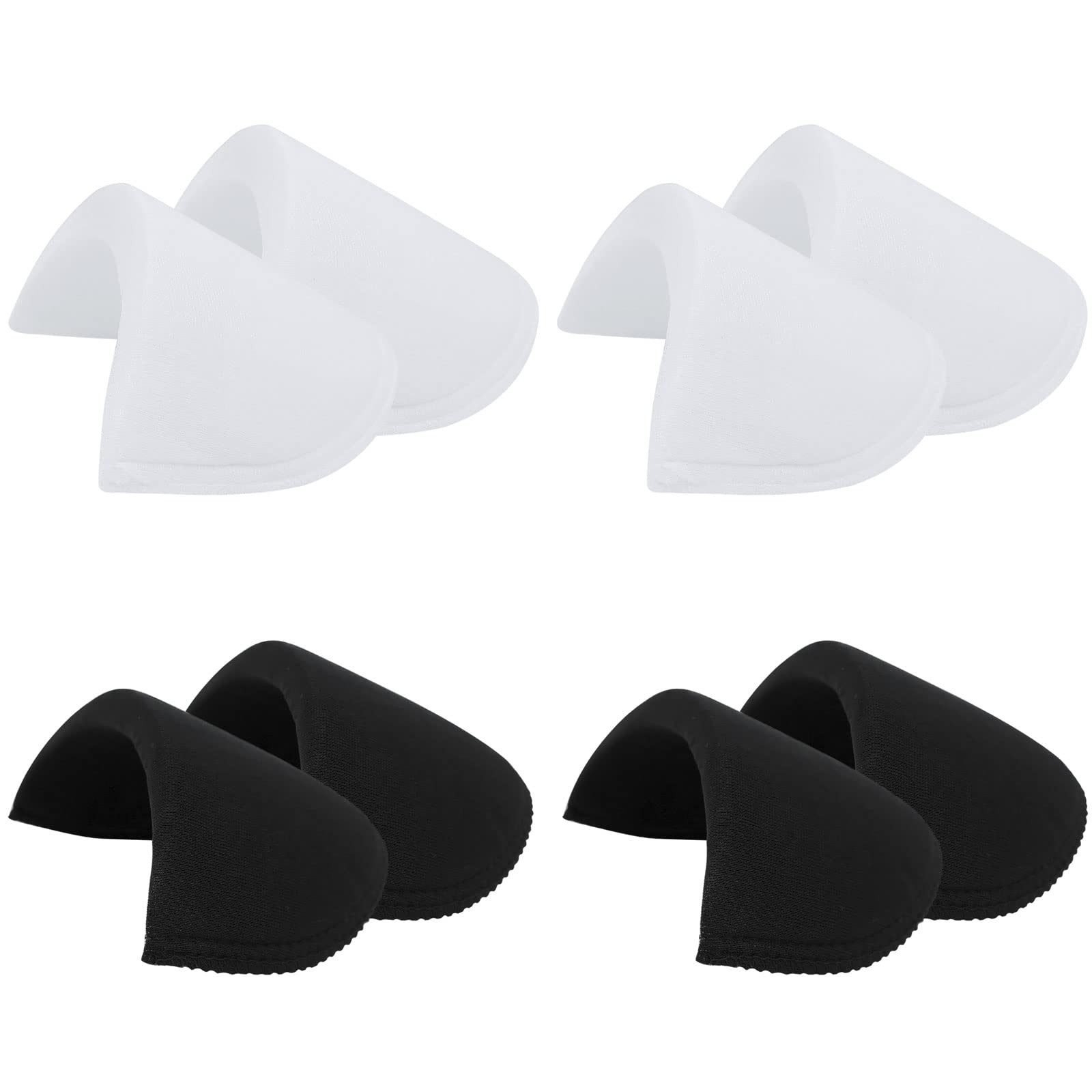 4 Pairs Shoulder Pads Sewing Foam Pads Set-in Sponge Shoulder Pad Enhancer New