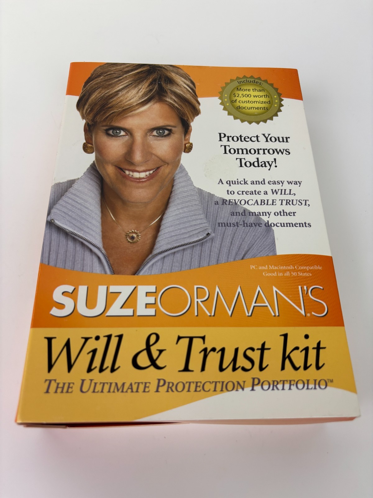 Suze Orman's Will & Trust Kit: The Ultimate Protection Portfolio PC MAC CD tools