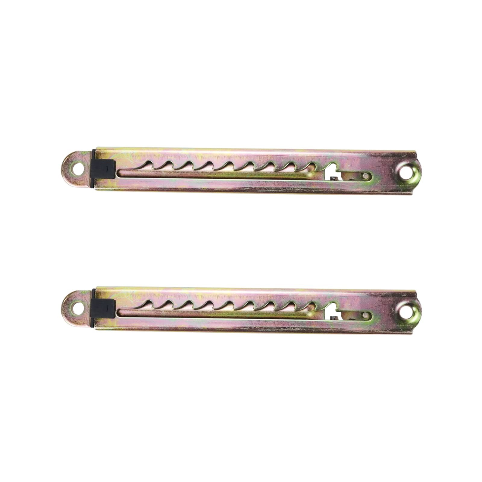 2 Pcs Adjustable 10 Gear Lifting Rod Hinge Hinge Ratchet Headrest Fitting for...