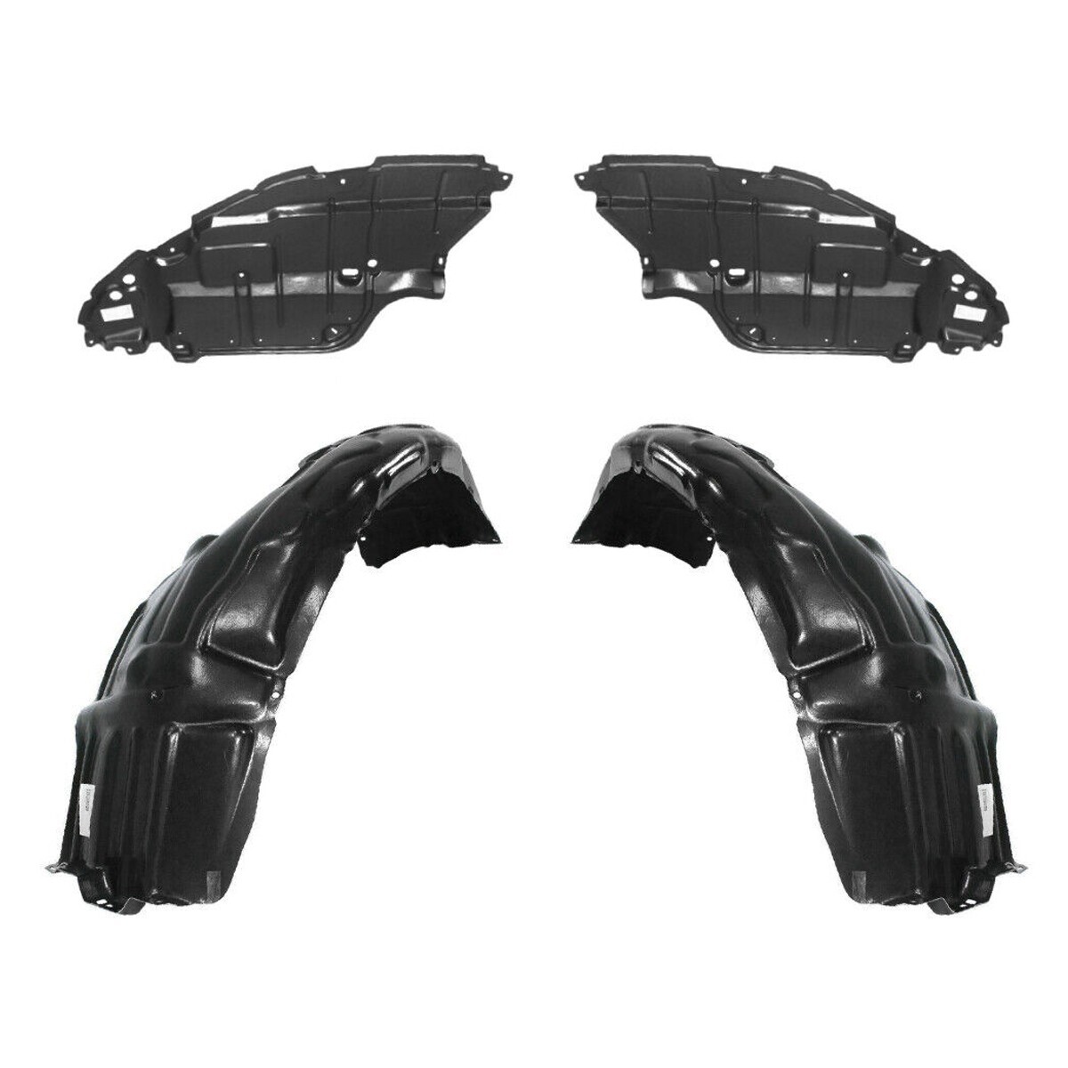 Front Fender Liner & Engine Under Cover Set For 2007-2009 Toyota Camry TO1228134