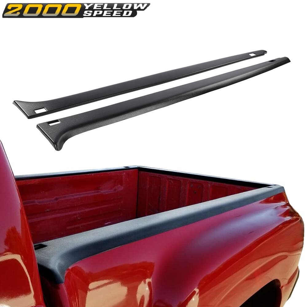 Fit for 1999-2005 Chevy Silverado GMC Sierra 1500 Bed Rail Caps Stepside Pair