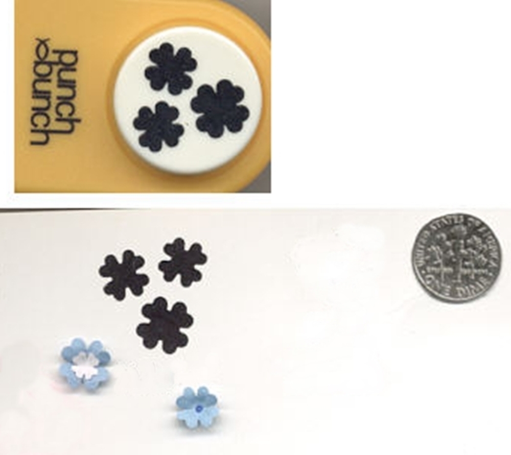Medium Hydrangea CLUSTER Paper Punch by Punch Bunch Scrapbooking - Cardmaking