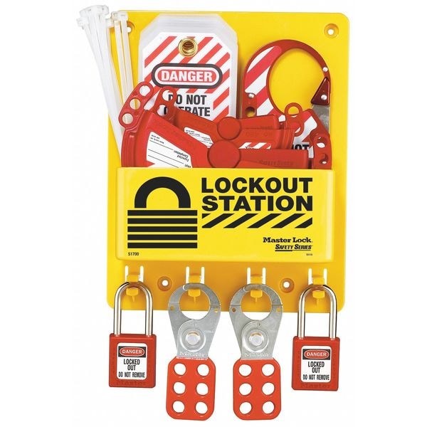Master Lock S1720e410 2-Lock Compact Lockout Center, Circuit Breaker Lockout