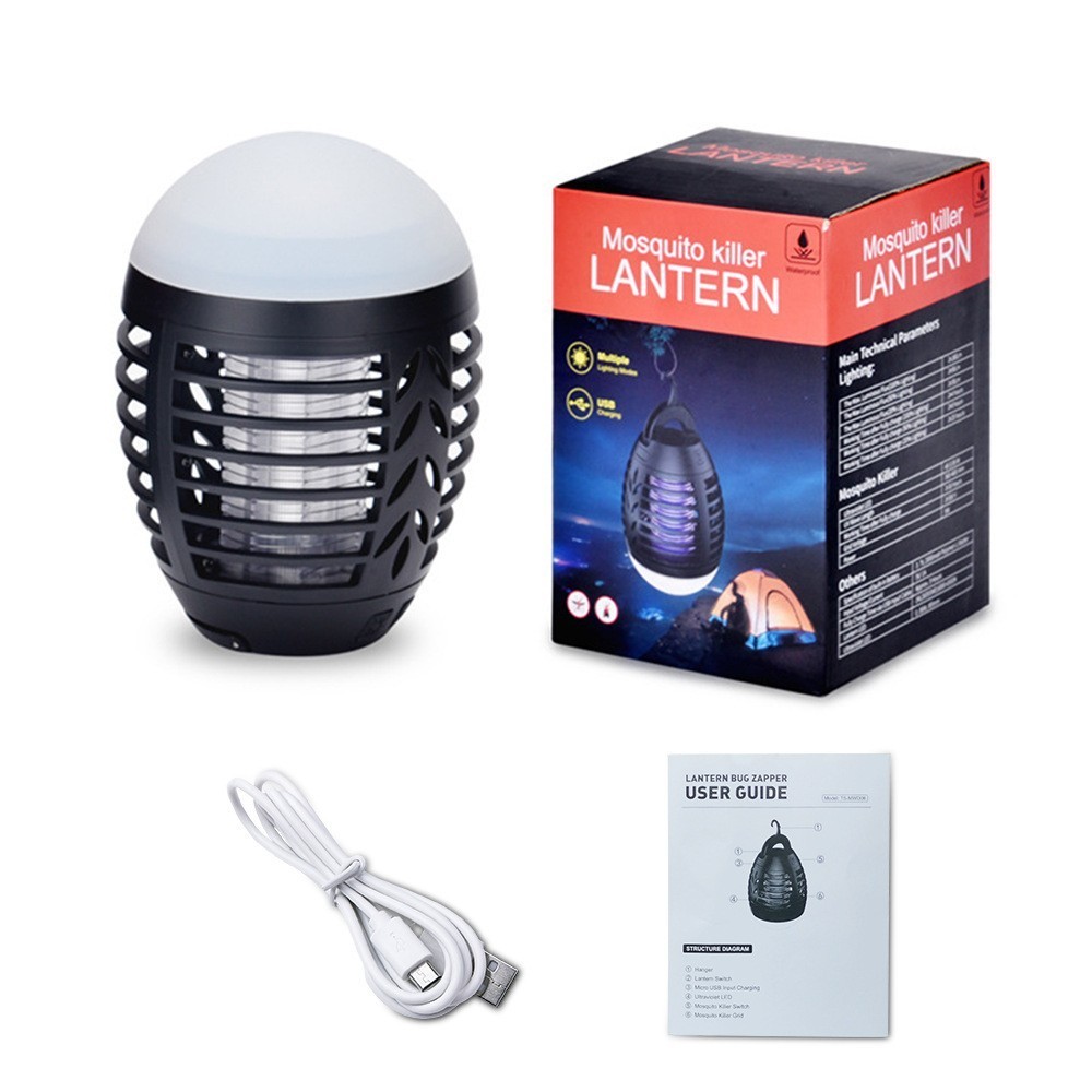 2PACK Electric Mosquito Insect Fly Bug Zapper Killer LED Light Trap Control Lamp