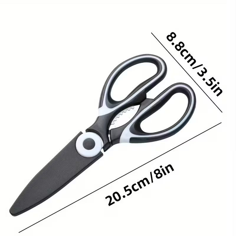 1/2pcs Kitchen Shears Heavy Duty Utility Stainless Steel All Purpose Ultra Sharp
