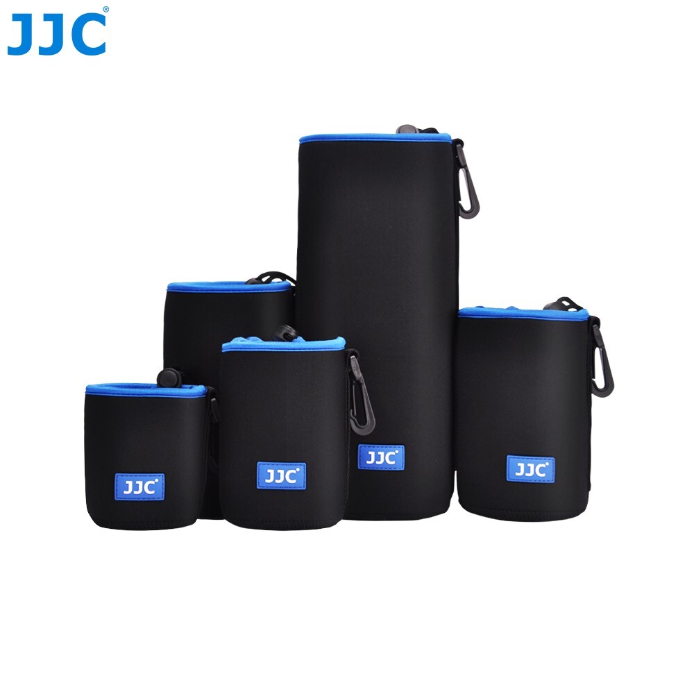 JJC Drawstring Neoprene Camera Lens Pouch Case Lens Bag For DSLR/Mirrorless