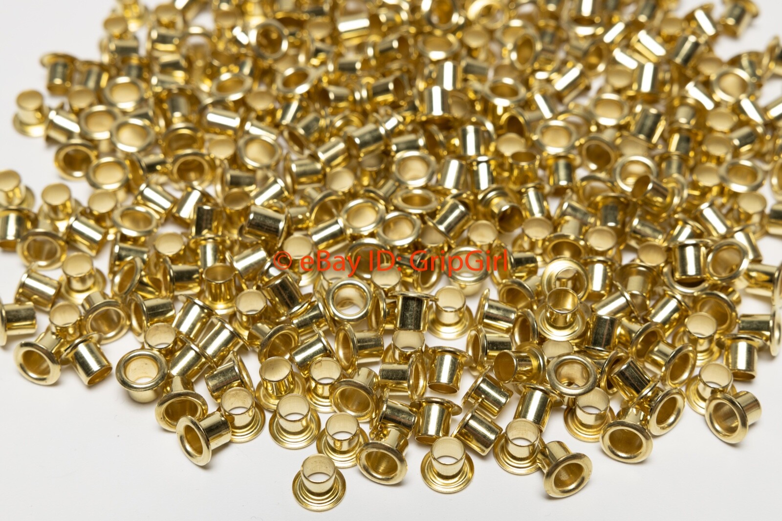 50x #8-8 1/4" Solid Brass Rivets GS8-8 Eyelets Custom Kydex Holster Hardware