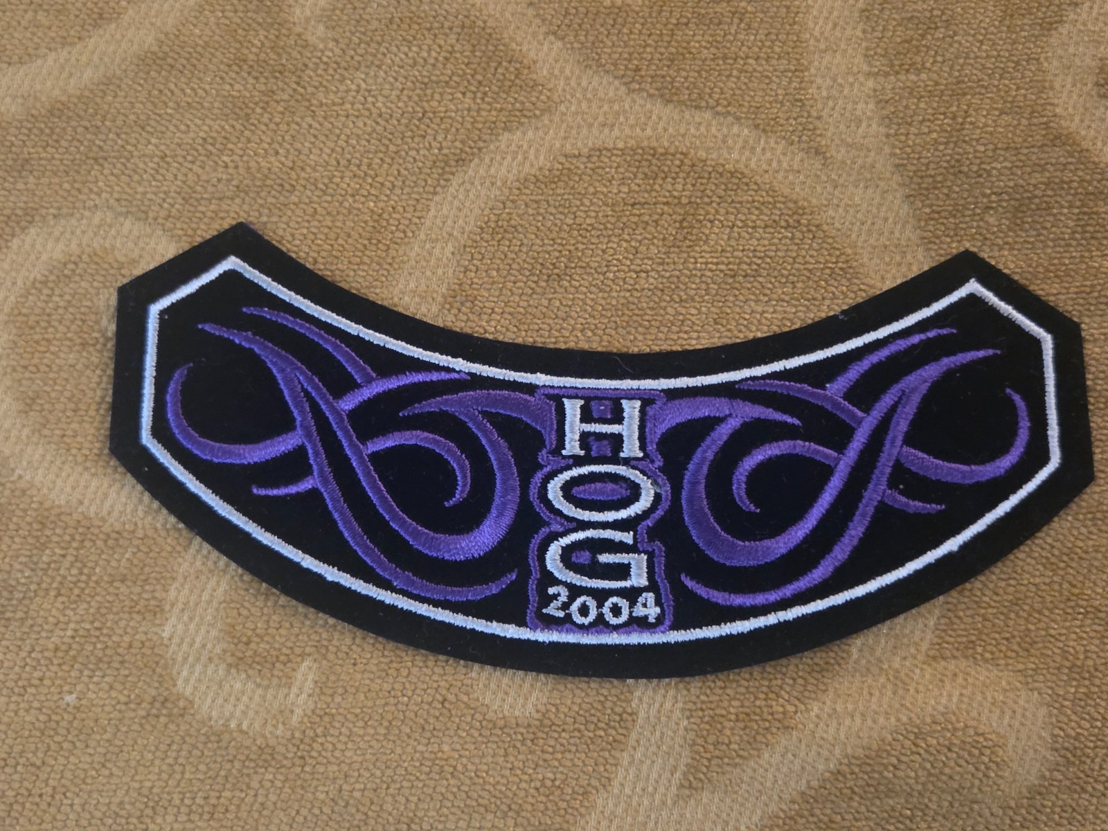 Harley Owners Group H.O.G. 2004 Annual Membership Rocker Patch Embroidered