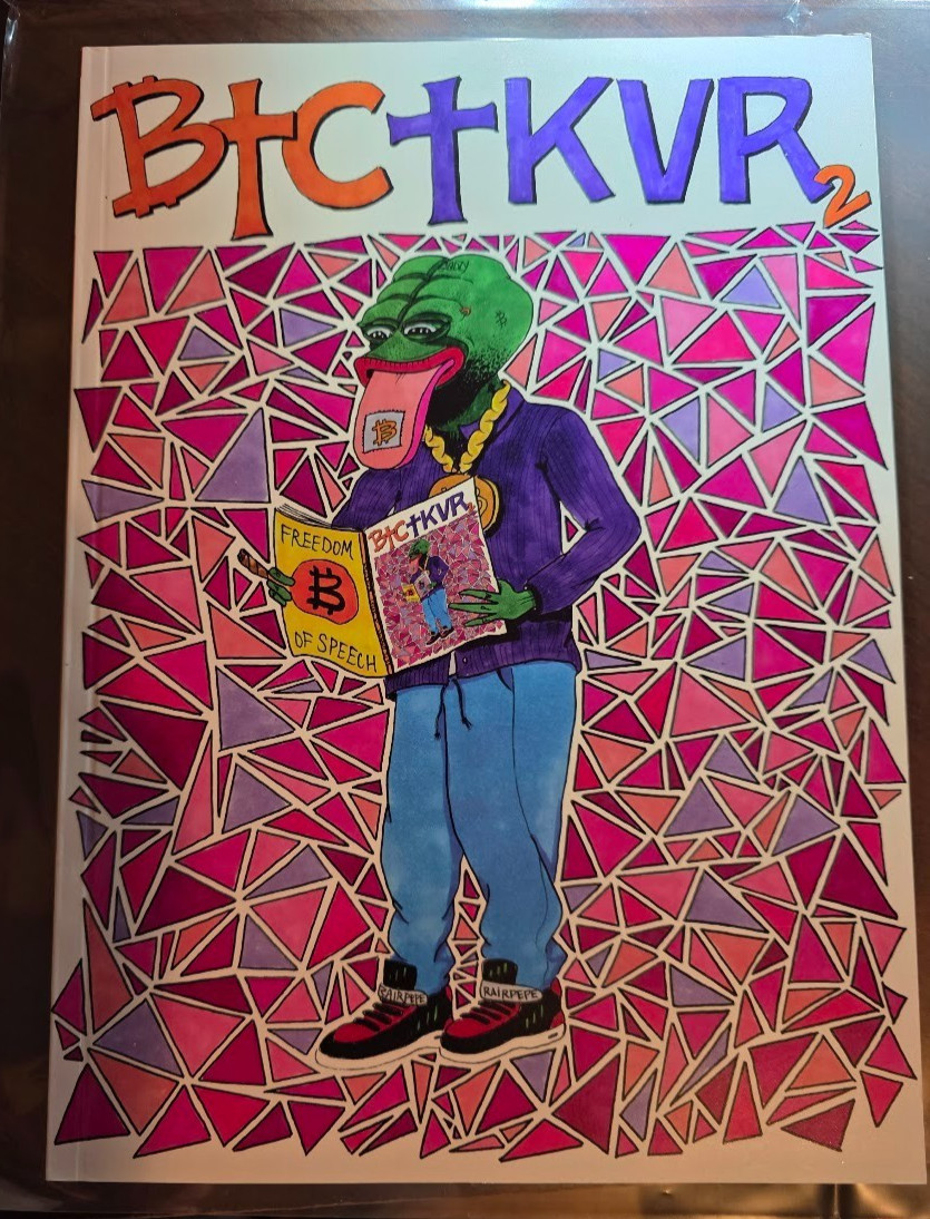 BTCTKVR #2 FAKEBTCTKVR SIGNED Vlad& Rare Scrilla #33/41 Rare Bitcoin Collectible
