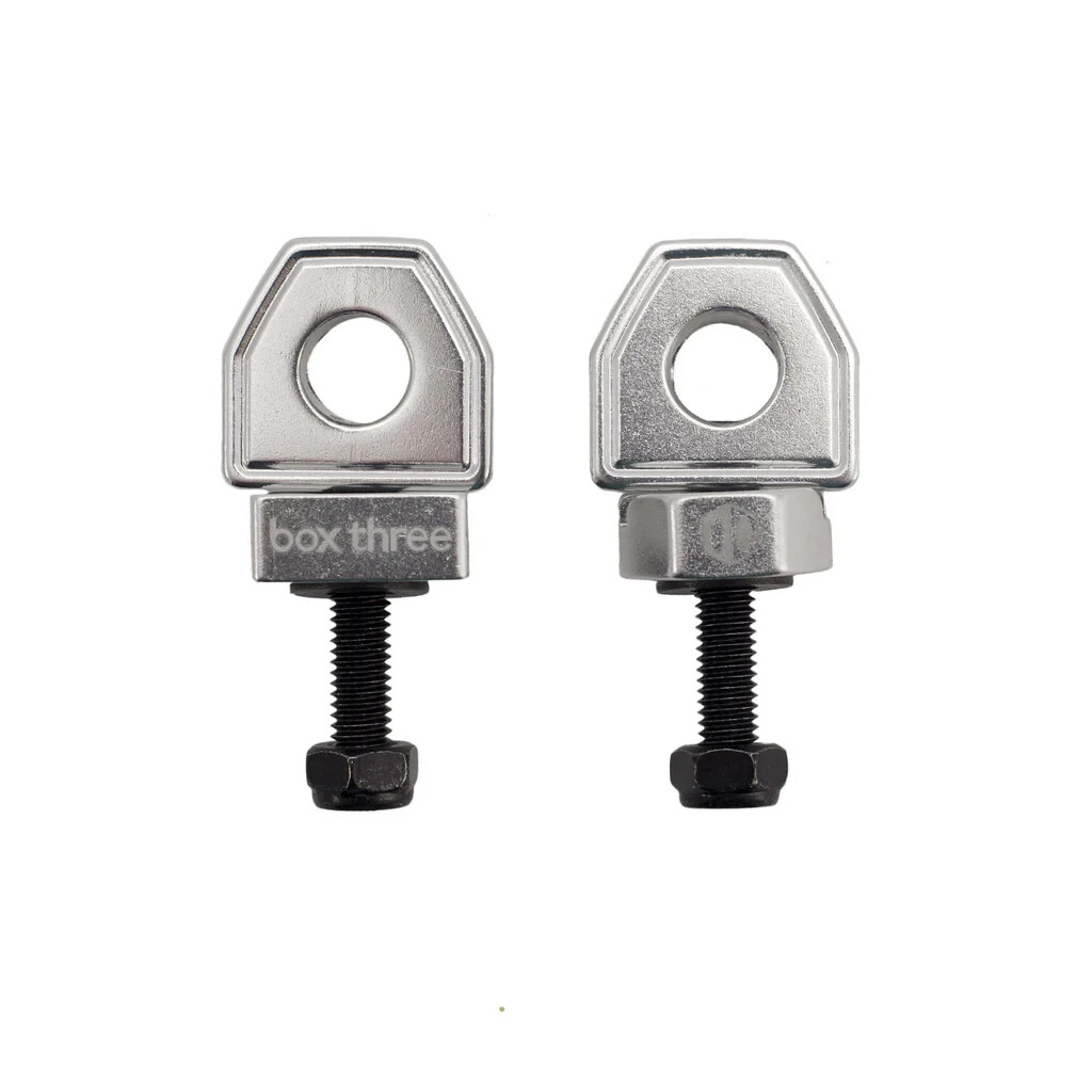 BOX Three BMX Chain Tensioner,SILVER ALLOY SET Oldschool GT BMX SE NEW