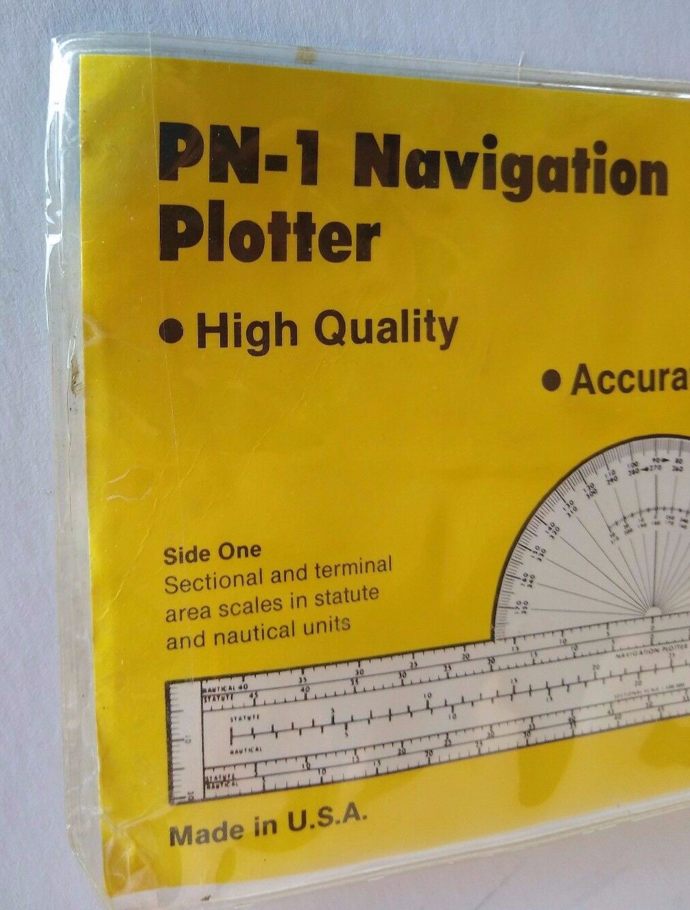 PN-1 Navigation Plotter & Navigation Ruler Cruising Altitude Aviation Jeppesen