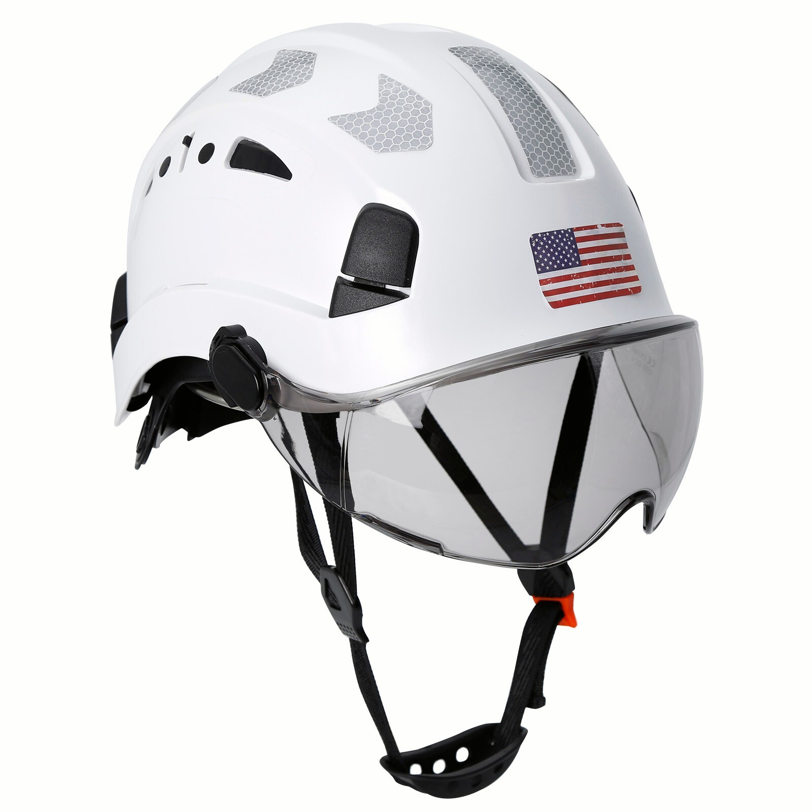 Safety Helmets with Visor Hard Hat with Goggles Rescue Construction Working Cap