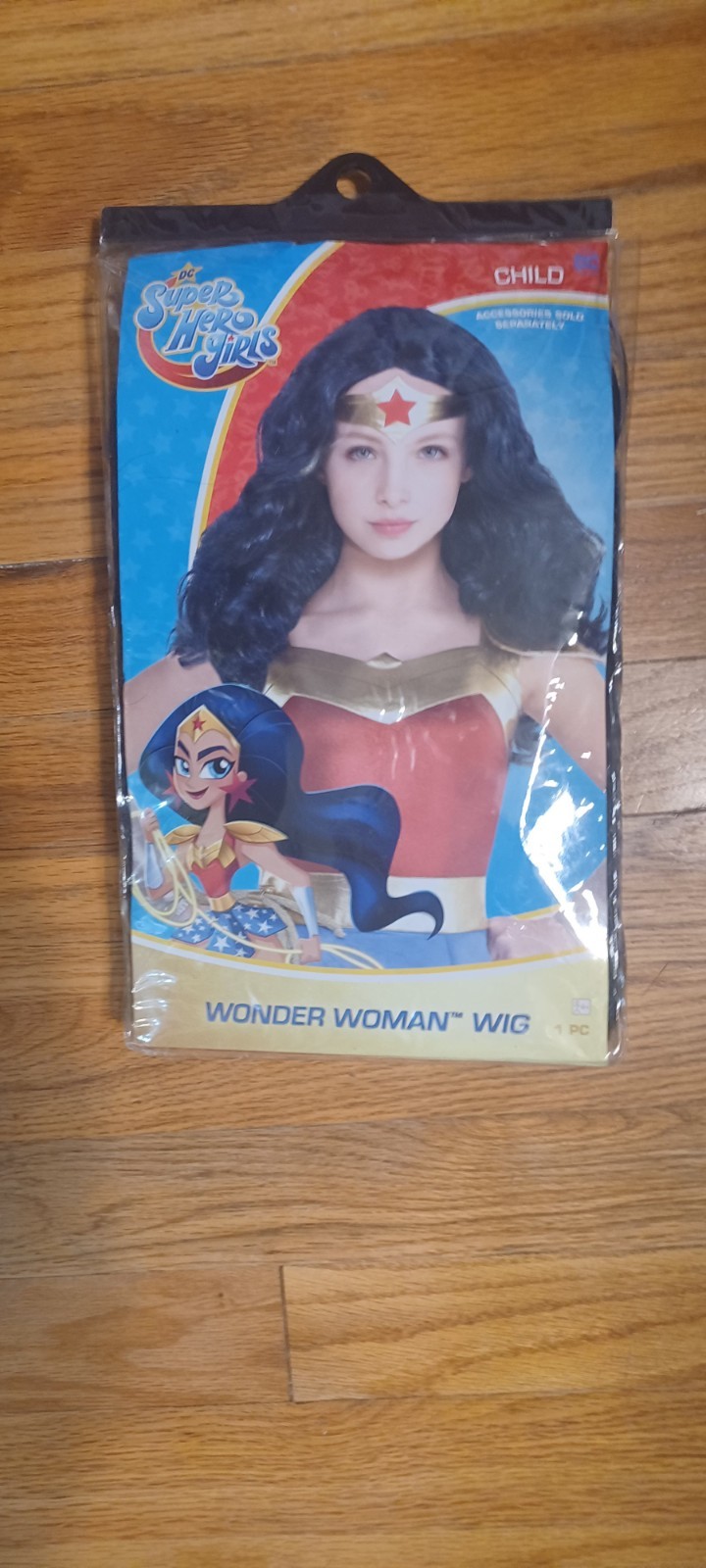 Wonder Woman Wig Child age 4 plus  NEW