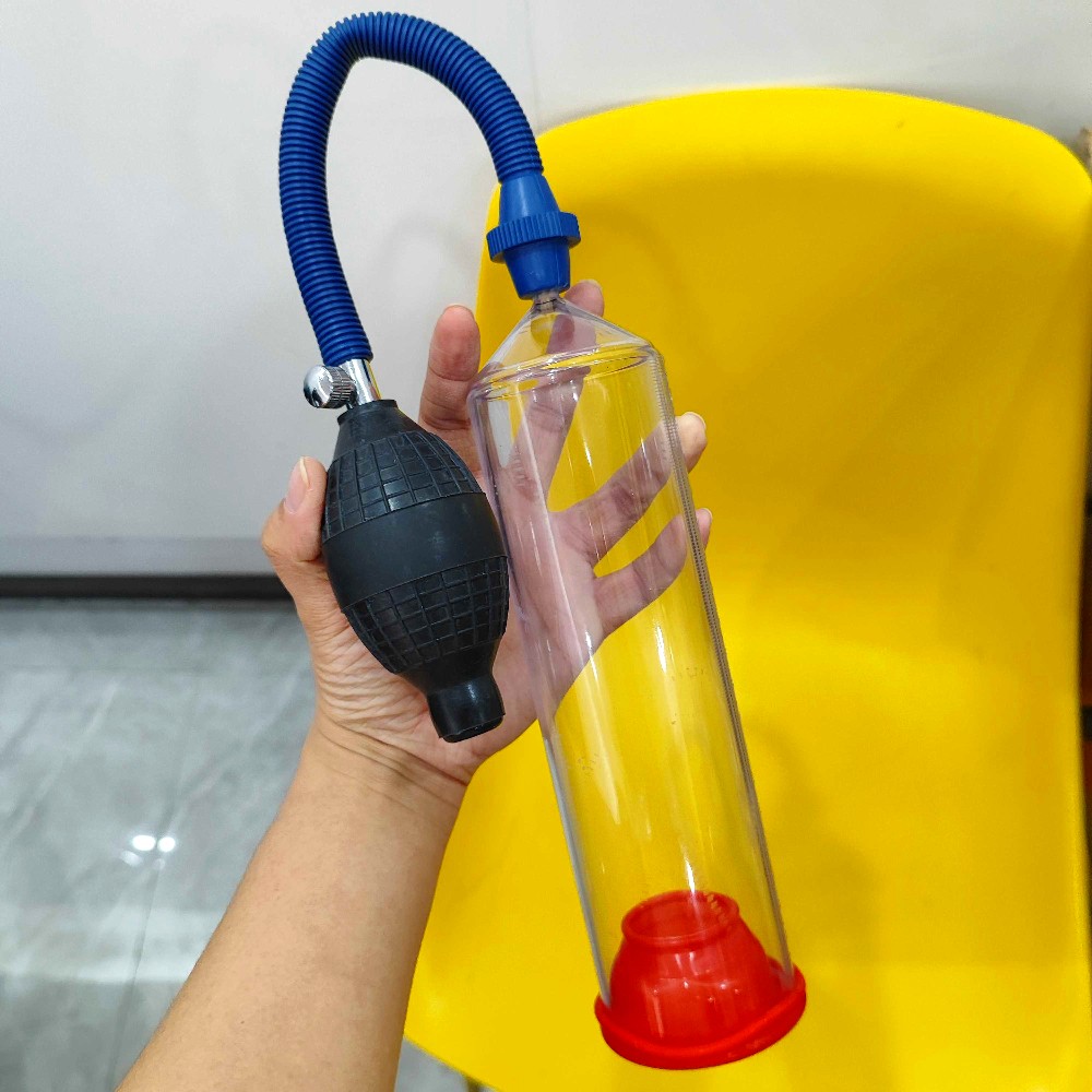 Male Vacuum Penis Pump Cock Enlarger Stretcher Extender Penis Enhancement Manual