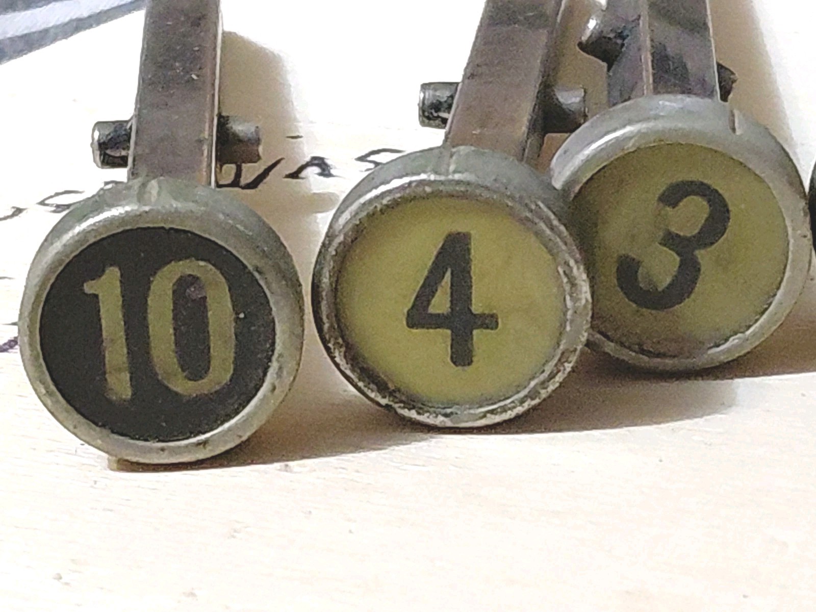 NCR National Cash Register Keys  13 Pieces