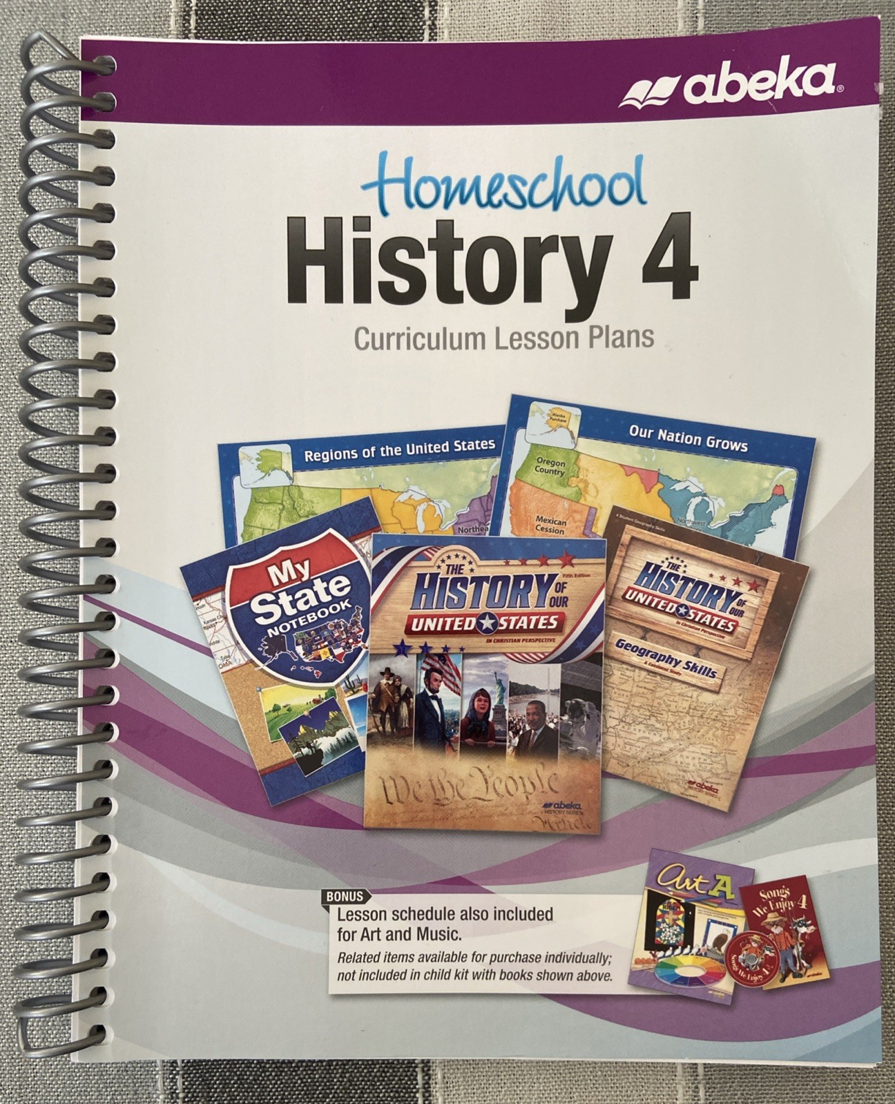 NEW ABEKA HISTORY 4 CURRICULUM LESSON PLANS 4th Gr United States homeschool ed