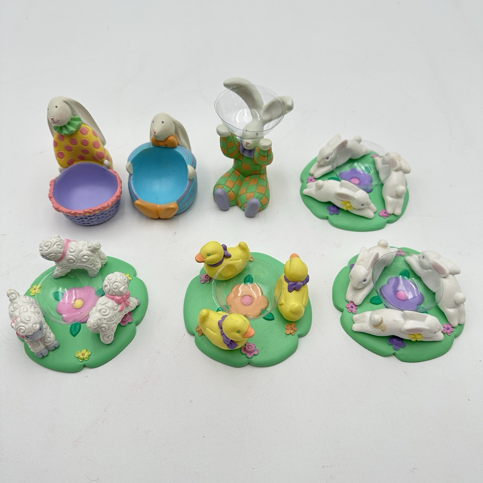 Avon Easter Collection Bunny Egg Holders Set of 7
