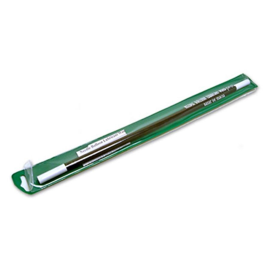 Needle Through Balloon Lubricated Needle Holder Wand - White Tips Version