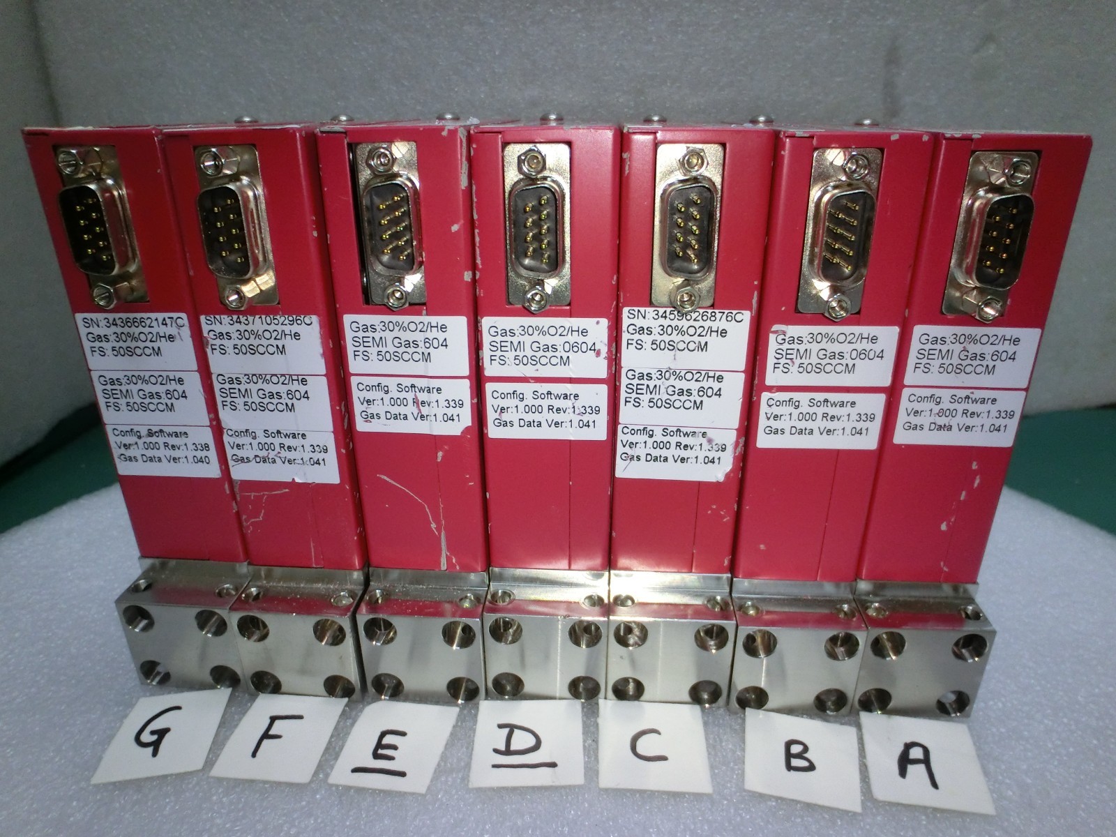 HoribaSTEC SEC-Z313M Mass Flow Device,30%O2/He 50sccm,MG-02,000003,Used,Jp+9723