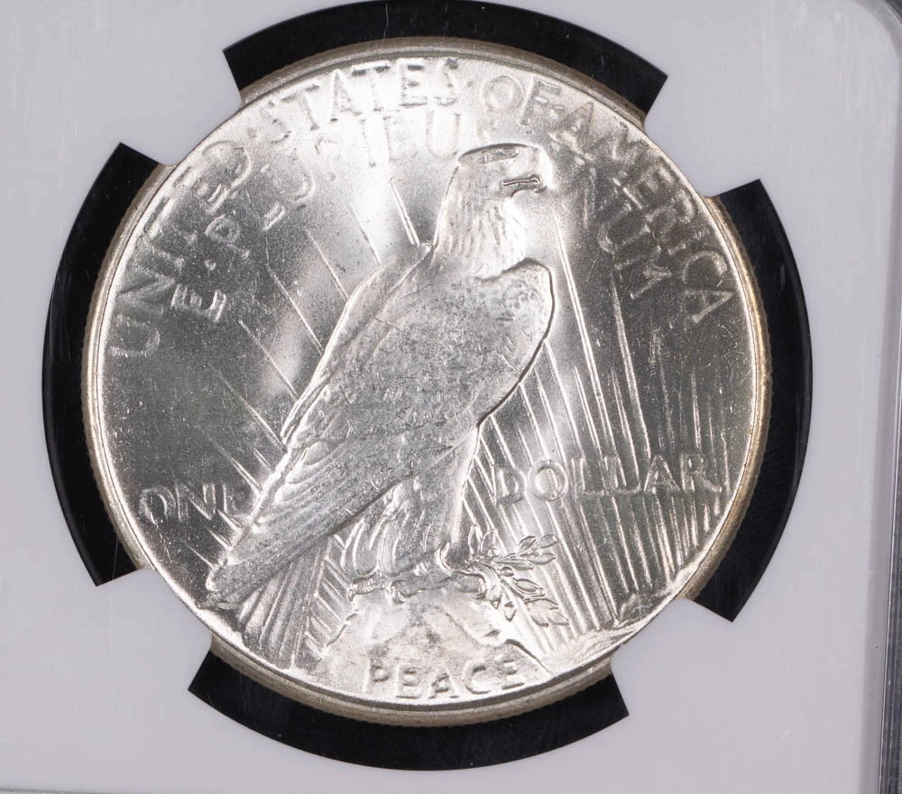 1935 Peace Silver Dollar NGC MS-64