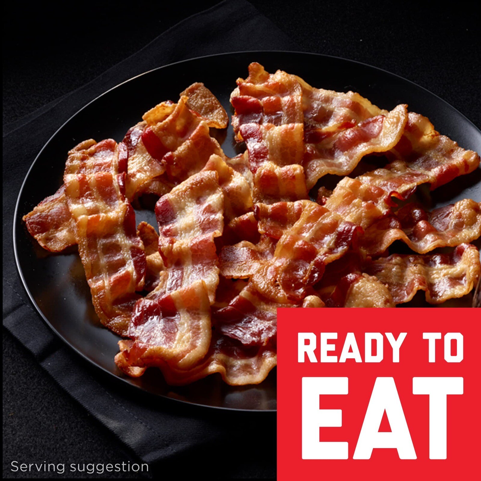 Hormel Black Label Fully Cooked Bacon 🥓 10.5 Ounce (72 Ct)