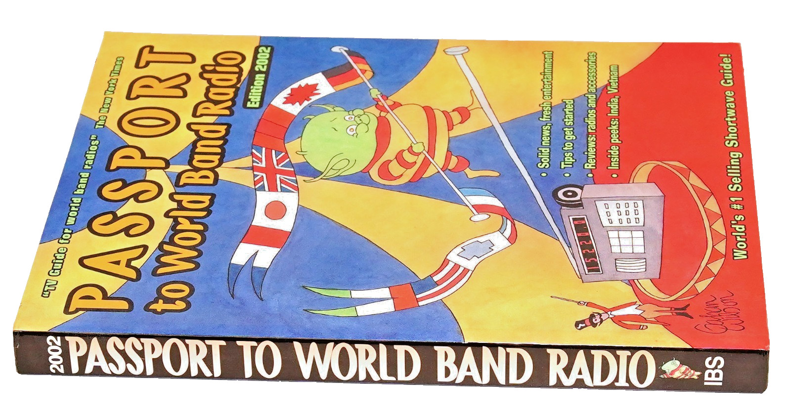 2002 Passport to World Band Radio Book - Stations Frequencies Reviews Stories