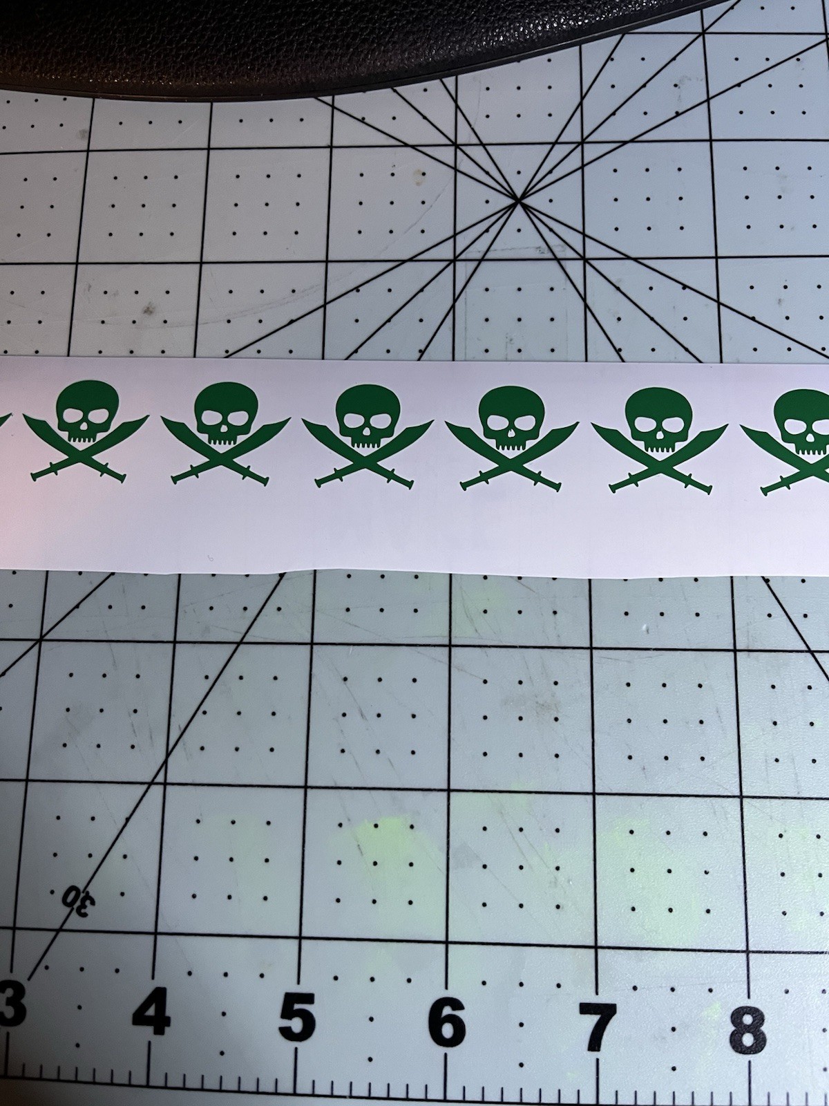 (10) Vinyl Decals Jolly Roger 2" - Message Us with your color choice.
