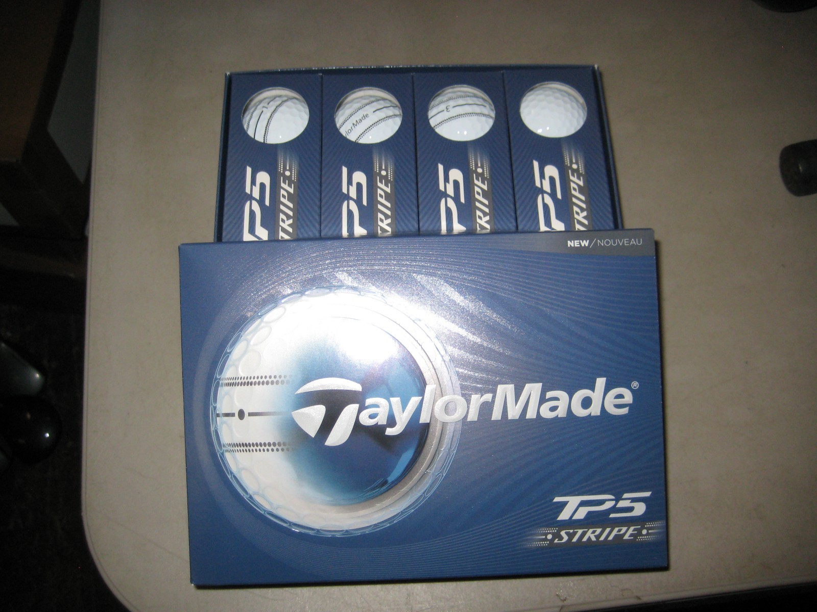 1 dozen BRAND NEW 2026 Taylor Made TP 5   Stripe  golf balls