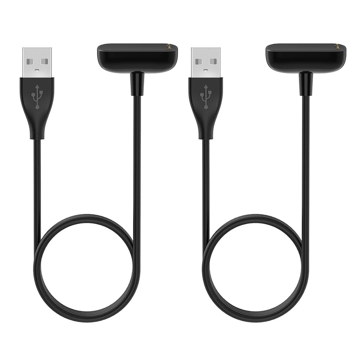2Pcs 50cm Smart Watch Charger For Fitbit Luxe Band Magnetic USB Charging Cable