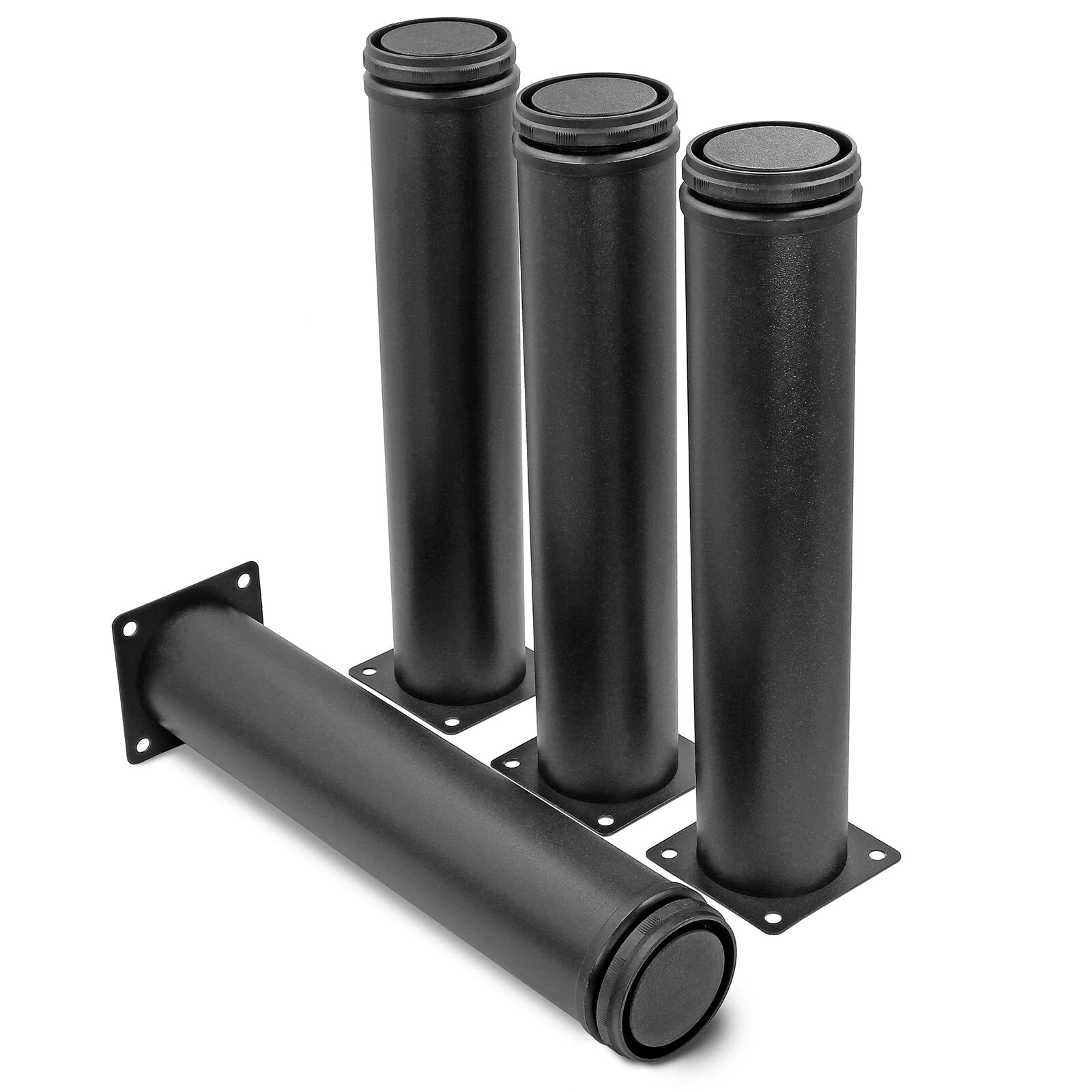 10 Inch Metal Furniture Legs Stainless Steel Adjustable Legs Black Metal Legs...
