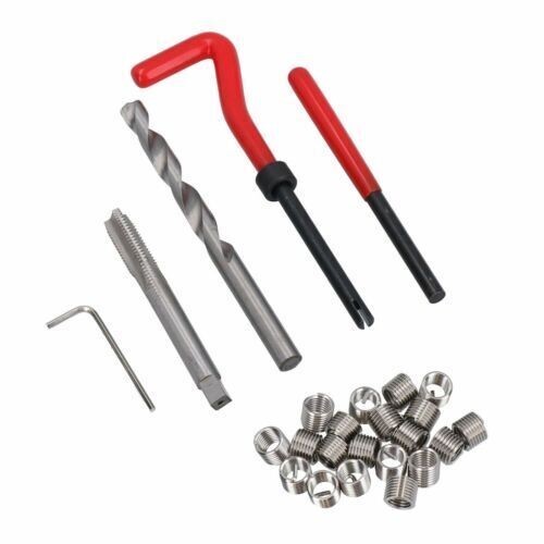 M14 x 1.25 Thread Repair Tool Stainless Helicoil Wire Insert Kit 15PC
