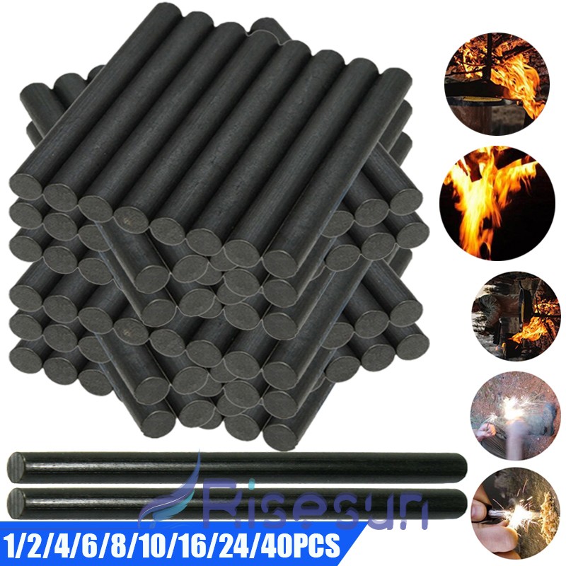 Lot Outdoor Survival Ferrocerium Flint Fire Starter Magnesium Ferro Rod Camping