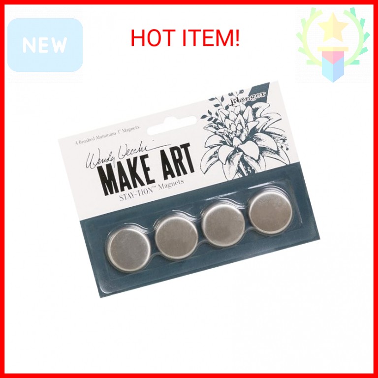 Wendy Vecchi MAKE ART STAY-TION MAGNETS 1", 0