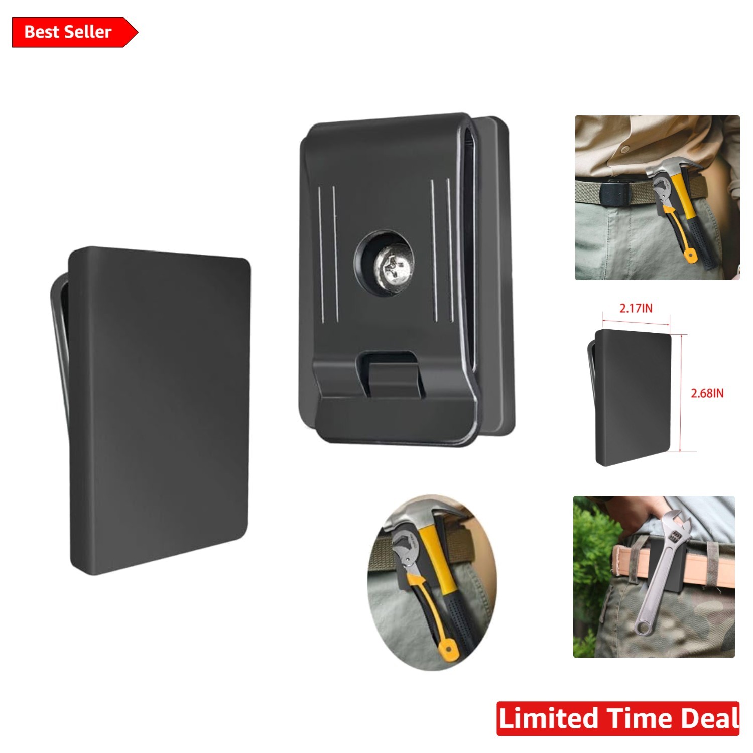 Heavy Duty Magnetic Clips for Tools - Perfect Organizer for Hammers and Wrenches