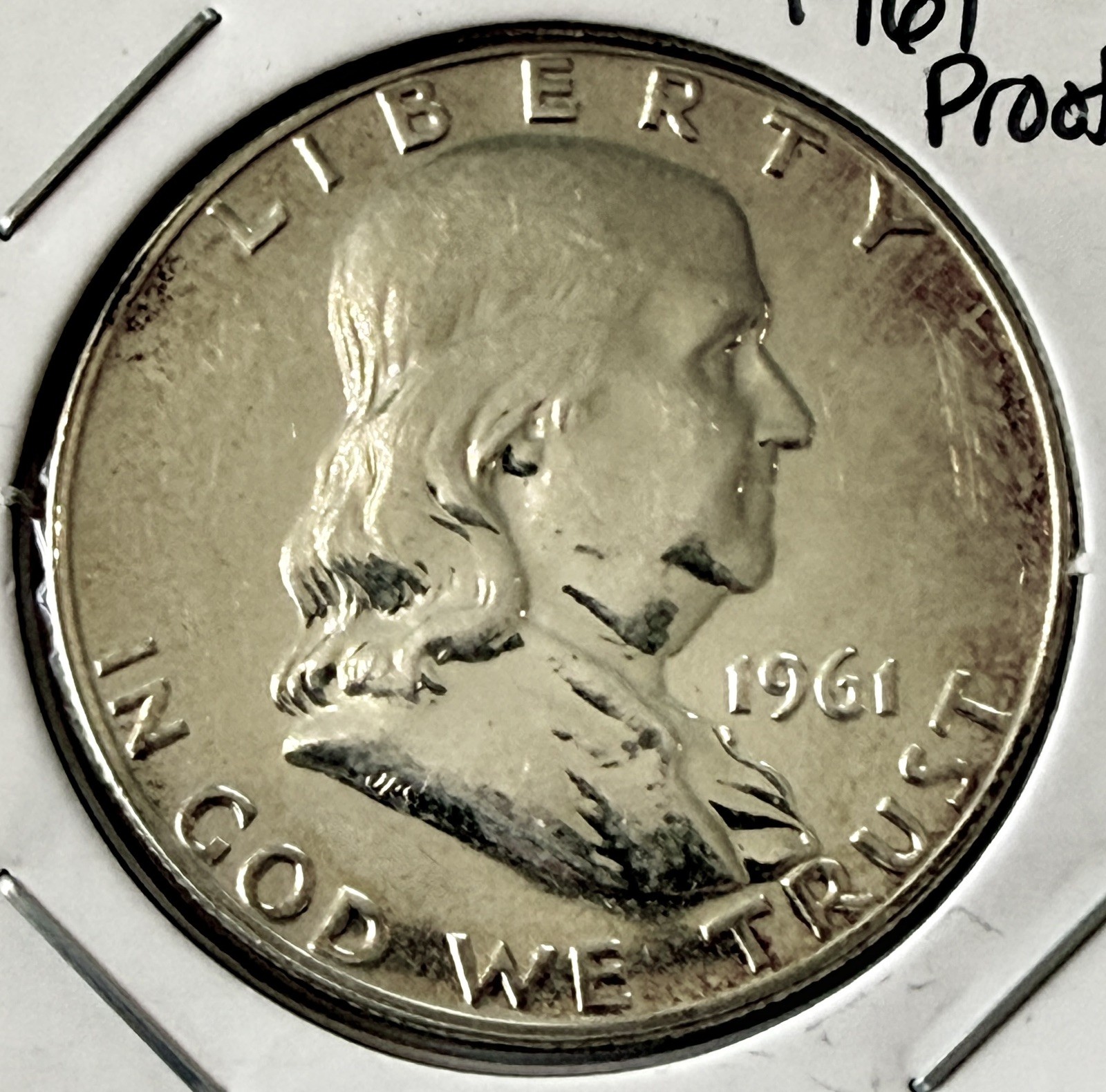 1961-P Franklin Proof Half Dollar - 90% Silver - (4-16)
