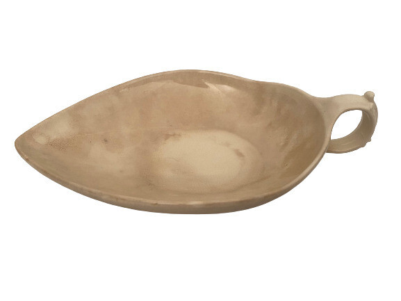 Copeland SpodeMCM Beige Brown Blend Leaf Design Tray Dish Vintage England